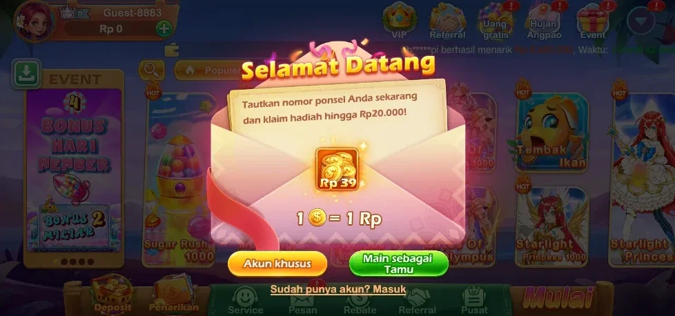 RPVIP4 tampilan platform